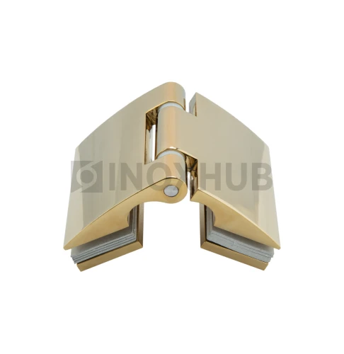 Петля (512 Gold) стекло-стекло, открывание наружу, под Золото Петля (512 Gold) стекло-стекло, открывание наружу, под Золото