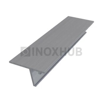 Крышка 24.5 на профиль 102 для стекла 16-20 мм, L=3000, не анодированный алюминий