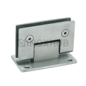 Петля (301 SSS) стена-стекло (без фаски) двустороннее крепление, нерж. сталь матовая Петля (301 SSS) стена-стекло (без фаски) двустороннее крепление, нерж. сталь матовая