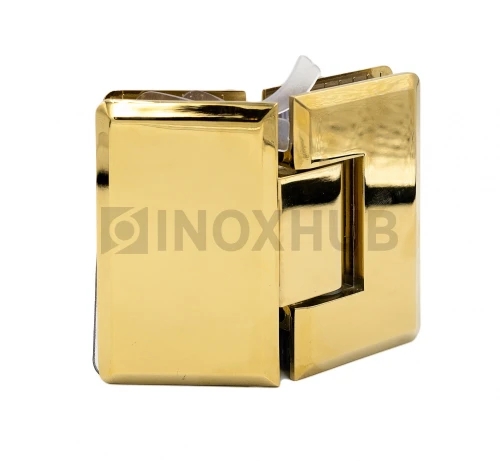 Петля (302 Gold) стекло-стекло 135°, под Золото