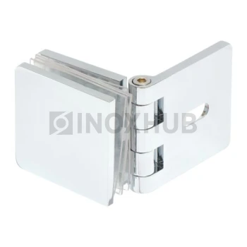 Коннектор (722 reg PSS) стена-стекло регулируемый, латунь, полированный хром