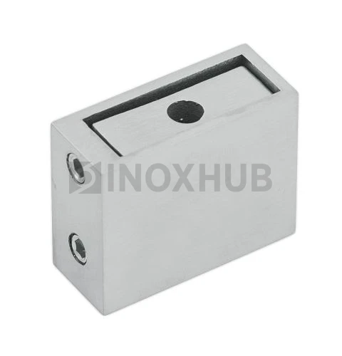 Держатель штанги (343 SSS) к стене, штанга 30×10 мм, нерж. сталь матовая