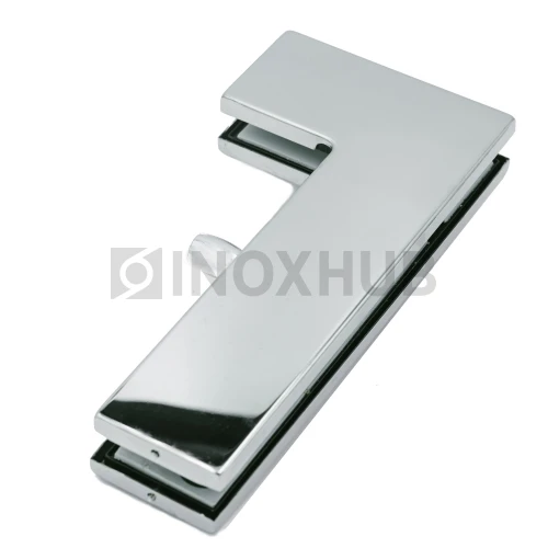 Фитинг угловой (140 PSS) на фрамугу с осью, стекло 10-12 мм, нерж. сталь полированная Фитинг угловой (140 PSS) на фрамугу с осью, стекло 10-12 мм, нерж. сталь полированная