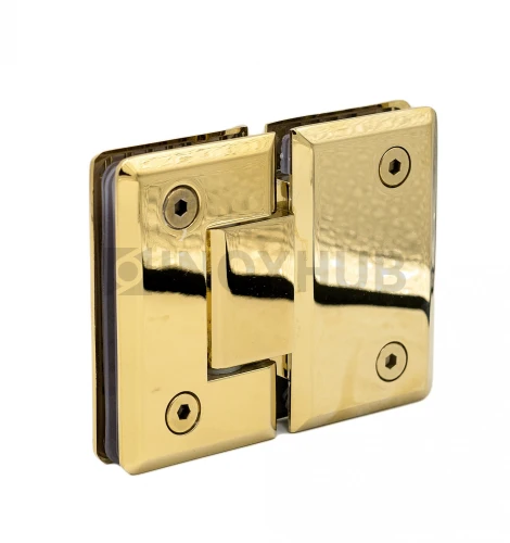 Петля (303 Gold) стекло-стекло 180°, под Золото