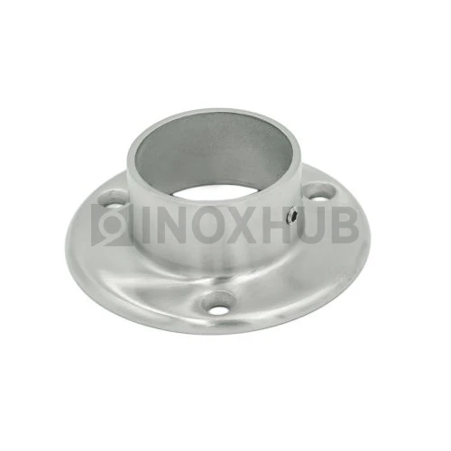 Фланец настенный литой, Ø38.1 мм, AISI 304, GRIT 320