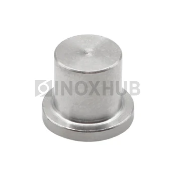 Заглушка литая плоская, Ø12.0 мм, AISI 304, GRIT 600