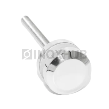 Точечный стеклодержатель, стекло 6.0-30.0 мм, М12, AISI 304, GRIT 320 Точечный стеклодержатель, стекло 6.0-30.0 мм, М12, AISI 304, GRIT 320