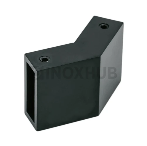 Соединитель штанги 135* (349 BLC), штанга 30×10 мм, Черный мат