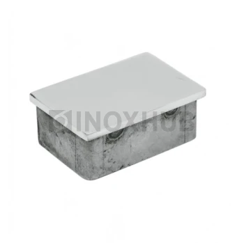 Заглушка для поручня с пазом, 60.0×40.0 мм, AISI 304, GRIT 600 Заглушка для поручня с пазом, 60.0×40.0 мм, AISI 304, GRIT 600