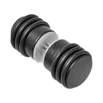 Ручка с прорезиненным торцом BLC нерж. сталь Черный мат Ручка с прорезиненным торцом BLC нерж. сталь Черный мат