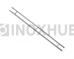 Ручка (633-2000 SSS) 32×800+800×2000 мм, стекло 8-12 мм, нерж. сталь матовая