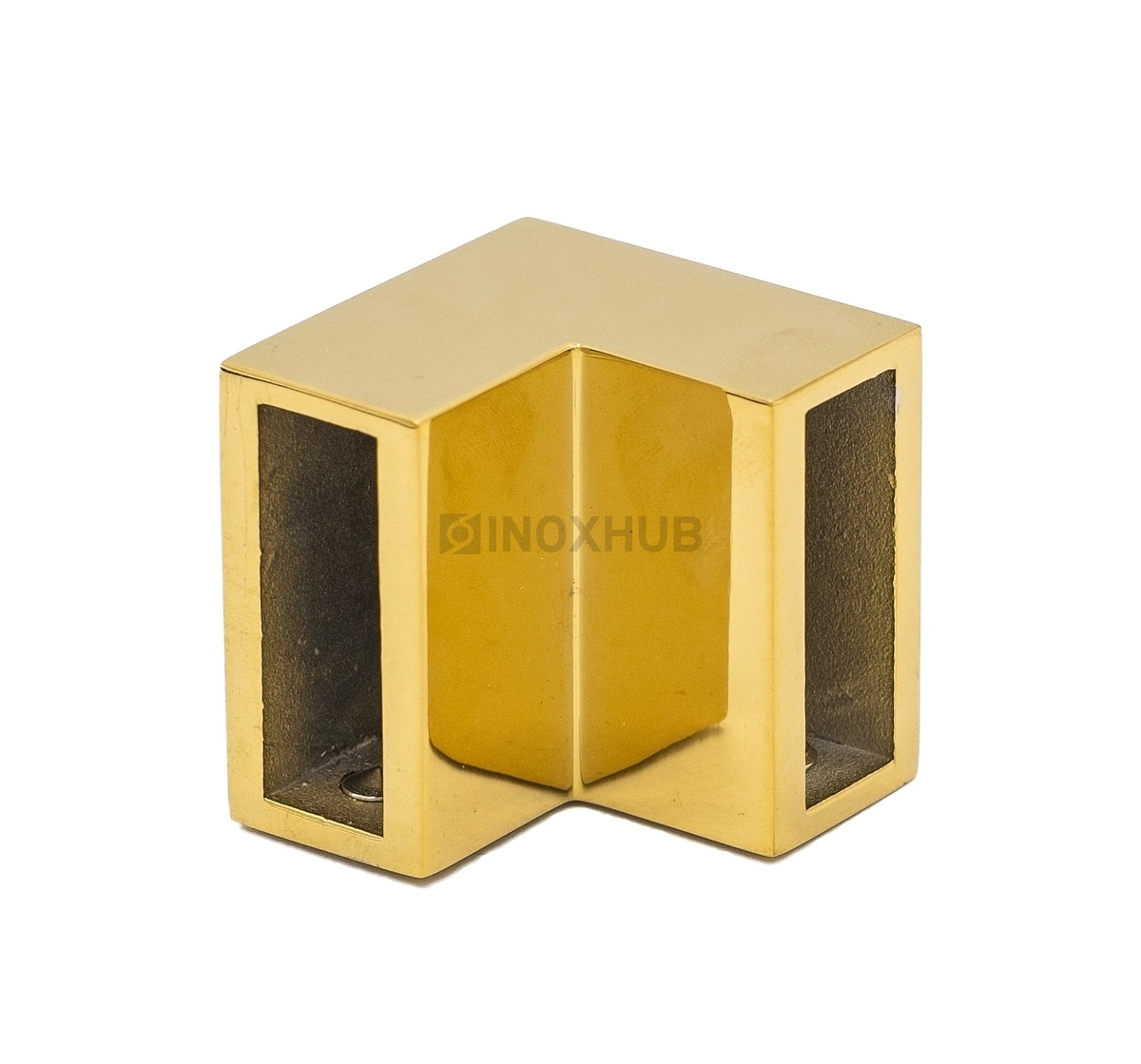 Соединитель штанги 90° (340 Gold), штанга 30х10 мм, под Золото