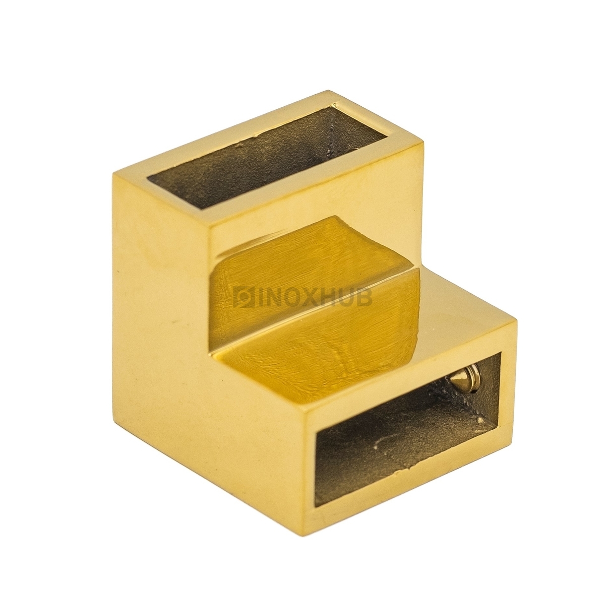 Соединитель штанги 90° (340 Gold), штанга 30х10 мм, под Золото