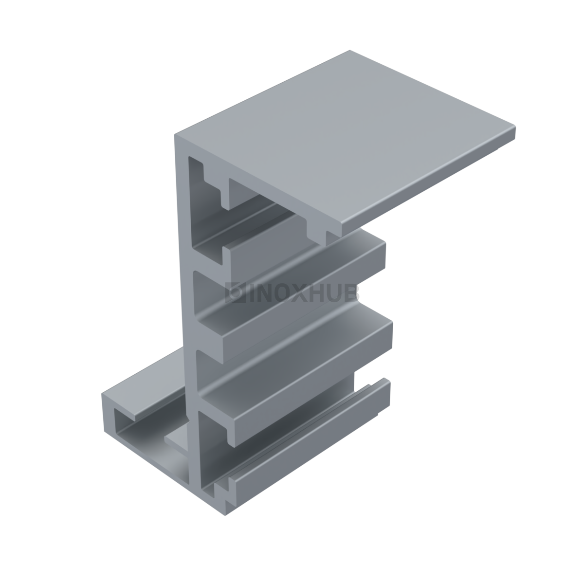 Комплект (802-6000 AL) Z-обр. дверной коробки L=6120 мм, Анодированный алюминий 