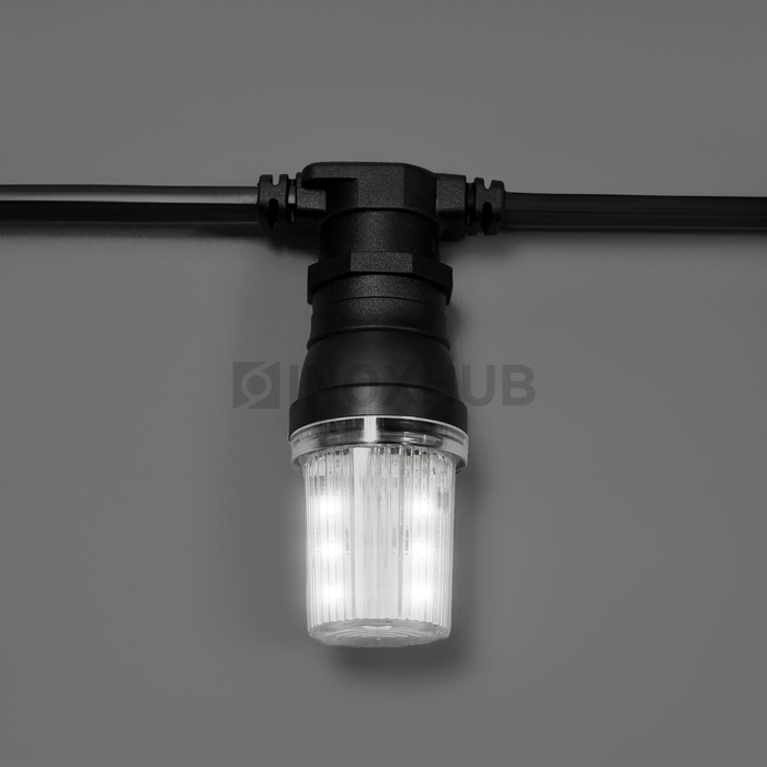 Строб-лампа для Белт-Лайта INOXHUB 220В  цоколь E27 12 SMD 3Вт БЕЛАЯ