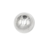 Заглушка сферическая со вставкой, Ø16.0 мм, AISI 304, GRIT 600