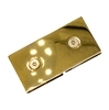 Коннектор (724 Gold) стекло-стекло 180°, под Золото