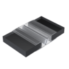 Профиль (208-10 CL) магнит белый 135º, L=2200 (1компл/2 шт), ПВХ прозрачный БЕЛЫЙ, стекло 10.0 мм