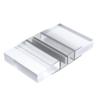 Профиль (209А-10 CL) магнит белый 180º, L=2200 (1компл/2 шт), стекло 10.0 мм, ПВХ прозрачный БЕЛЫЙ