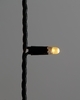 Светодиодная гирлянда INOXHUB Нить 10м, 100 LED, соединяемая, с мерцанием, 220В, IP65, чёрный резиновый провод 2.3мм, ТЁПЛАЯ БЕЛАЯ