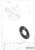 Фланец под сварку, Ø38.1×83.0×3.0 мм, AISI 304, 2B