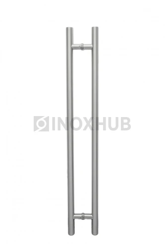 Ручка (633-1200 SSS) 32×900×1200 мм, стекло 8-12 мм, нерж. сталь матовая Ручка (633-1200 SSS) 32×900×1200 мм, стекло 8-12 мм, нерж. сталь матовая