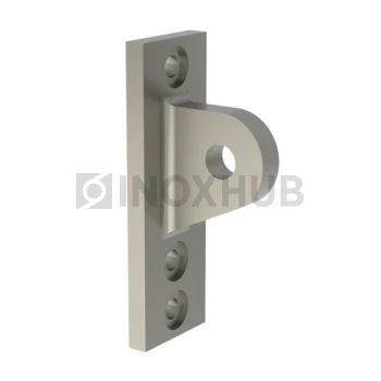 Крепление тяги на алюминиевый фасад, AISI 304, GRIT 320 Крепление тяги на алюминиевый фасад, AISI 304, GRIT 320