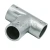 Соединитель-тройник (902 SSS), штанга Ø19 мм, нерж. сталь матовая Соединитель-тройник (902 SSS), штанга Ø19 мм, нерж. сталь матовая