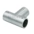 Соединитель-тройник (902 SSS), штанга Ø19 мм, нерж. сталь матовая Соединитель-тройник (902 SSS), штанга Ø19 мм, нерж. сталь матовая