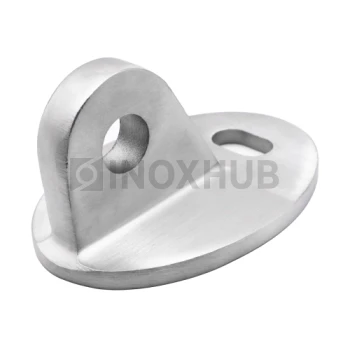 Крепление тяги к стене вертикальное, AISI 316, GRIT 320 Крепление тяги к стене вертикальное, AISI 316, GRIT 320