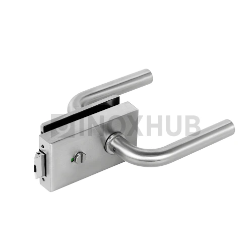 Защелка сантех. (85-1 SSS) с индикатором, с притвором, с отв. частью на стену, нерж. сталь матовая Защелка сантех. (85-1 SSS) с индикатором, с притвором, с отв. частью на стену, нерж. сталь матовая