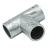Соединитель-тройник (902 SSS), штанга Ø19 мм, нерж. сталь матовая Соединитель-тройник (902 SSS), штанга Ø19 мм, нерж. сталь матовая