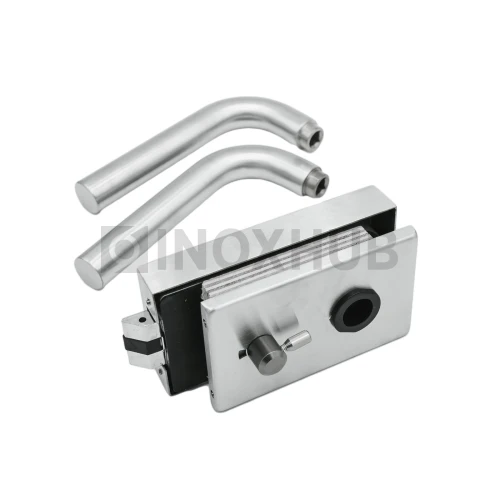 Защелка сантех. (85-1 SSS) с индикатором, с притвором, с отв. частью на стену, нерж. сталь матовая Защелка сантех. (85-1 SSS) с индикатором, с притвором, с отв. частью на стену, нерж. сталь матовая