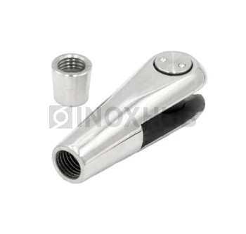 Наконечник для крепления тяги левый, М16 шаг Р=2, AISI 316, GRIT 320 Наконечник для крепления тяги левый, М16 шаг Р=2, AISI 316, GRIT 320