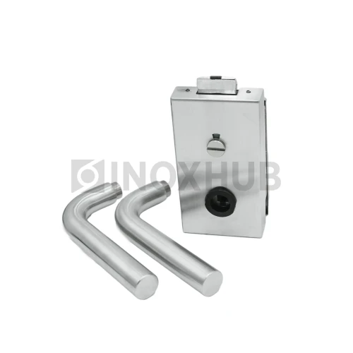 Защелка сантех. (85-1 SSS) с индикатором, с притвором, с отв. частью на стену, нерж. сталь матовая Защелка сантех. (85-1 SSS) с индикатором, с притвором, с отв. частью на стену, нерж. сталь матовая